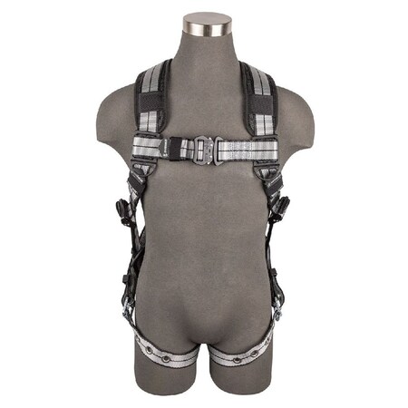 Safewaze PRO+ Slate Full Body Harness: Alu 1D, Alu QC Chest, TB Legs PRO41